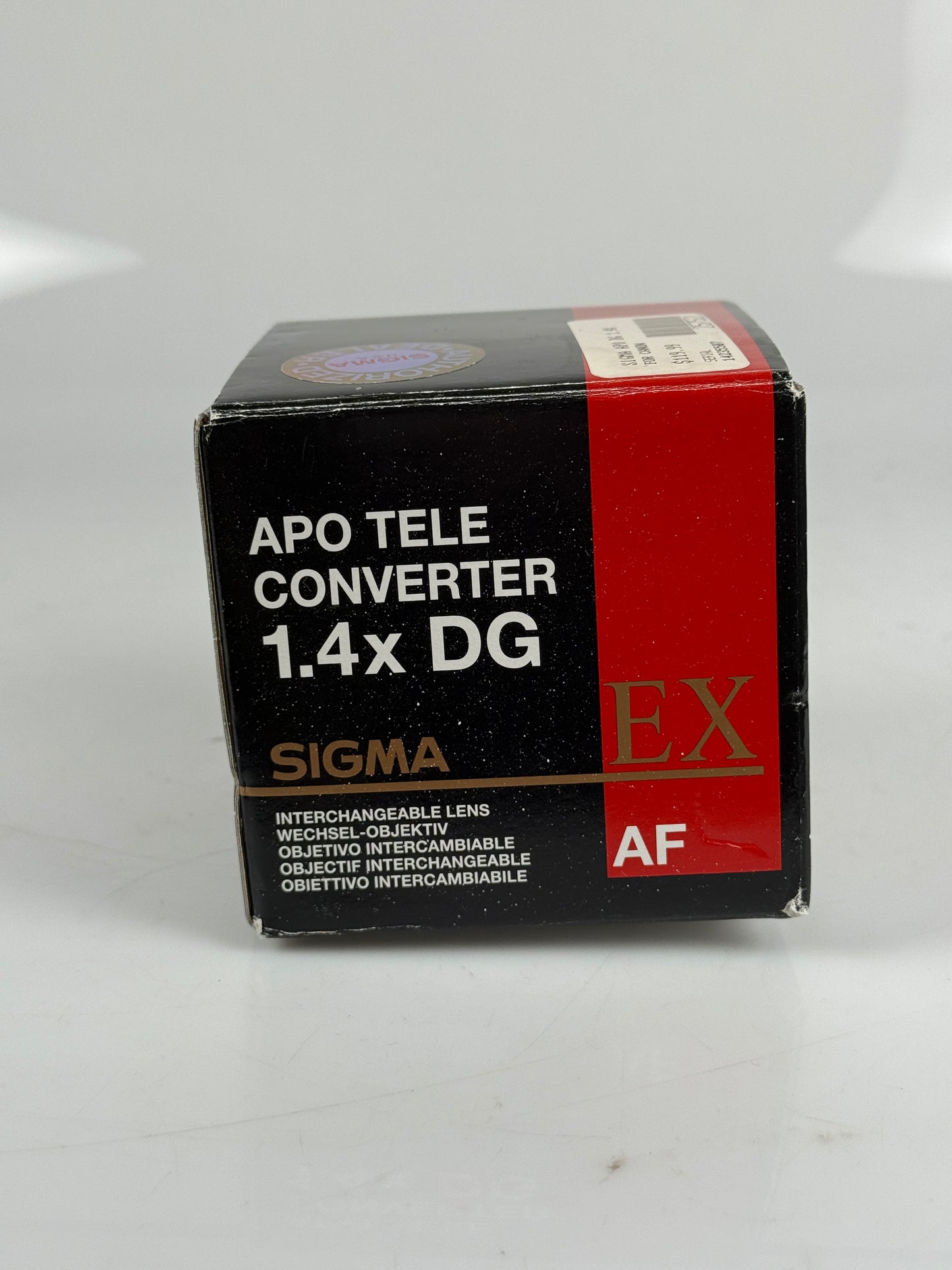 Sigma AF APO Tele Converter 1.4x EX DG Teleconverter Canon EF