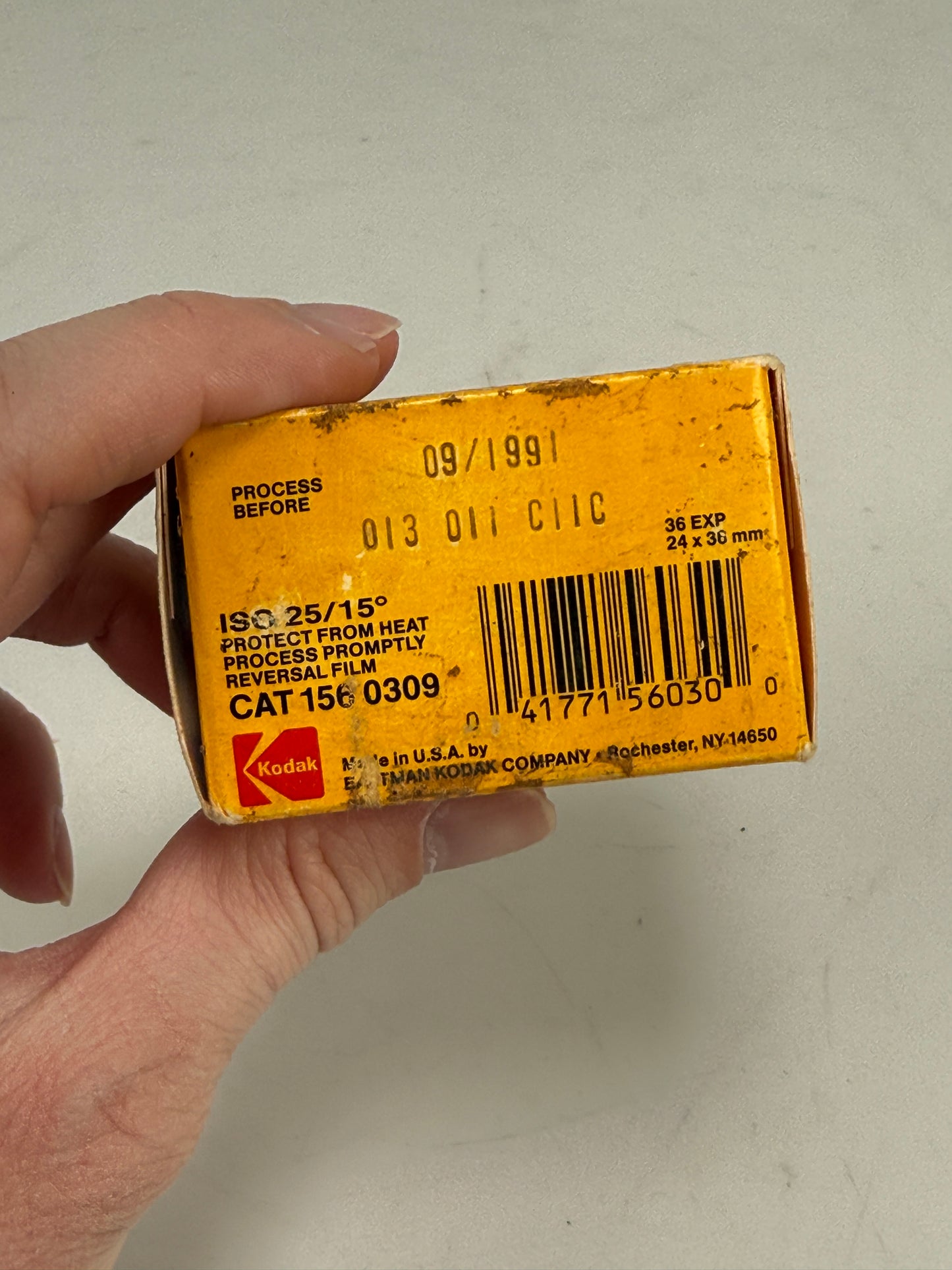 Kodak Kodachrome 25 Professional Color Reversal Film KM 135-20