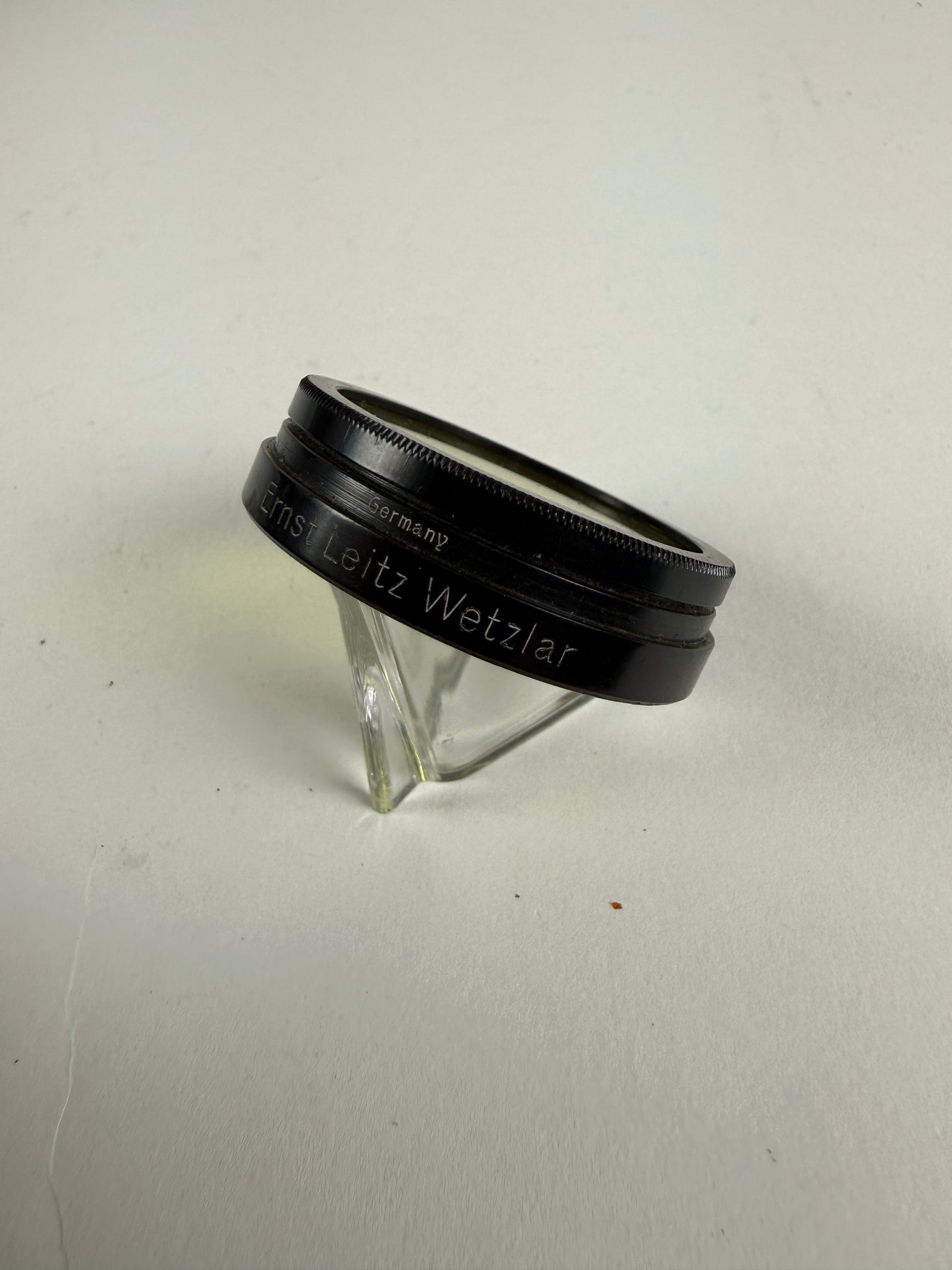 Leitz Leica Black A36 Yellow 1 Contrast Camera Lens Filter - Summitar push on 36mm