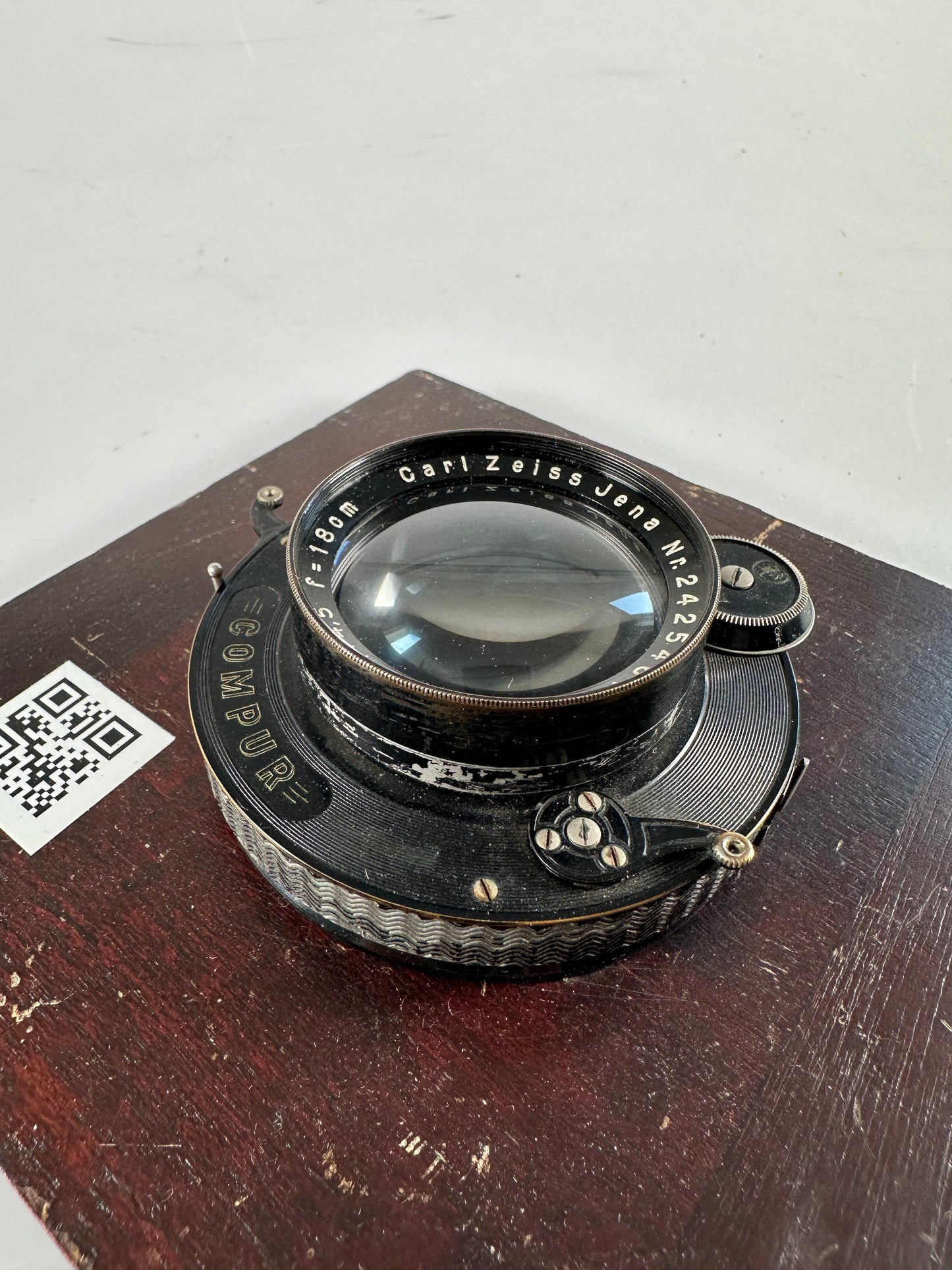 Carl Zeiss Jena 180mm 18cm f4.5 Tessar in Dial-Set Compur Shutter