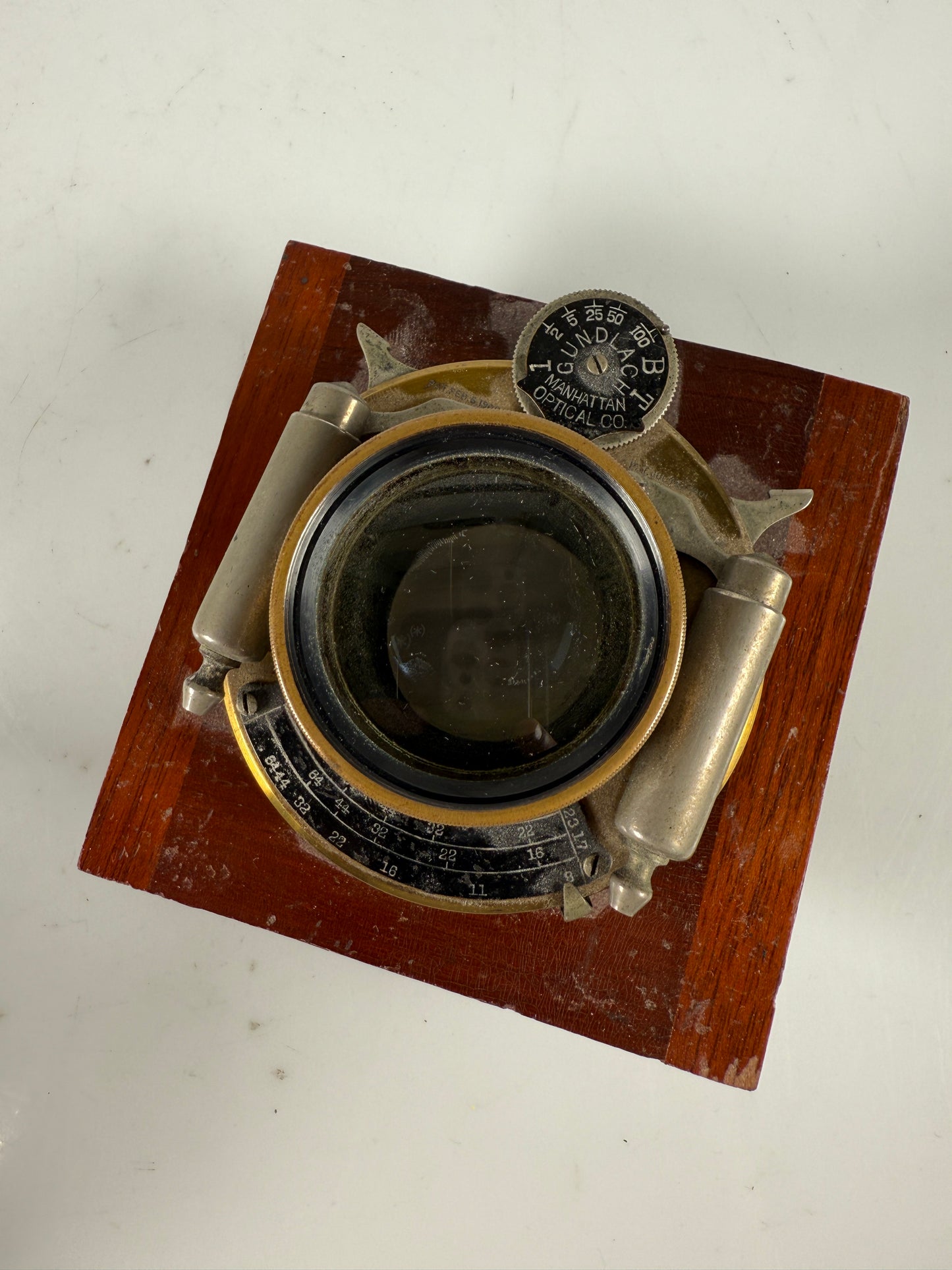 Gundlach Manhattan Rapid Convertible 6 1/2 X 8 1/2 brass lens