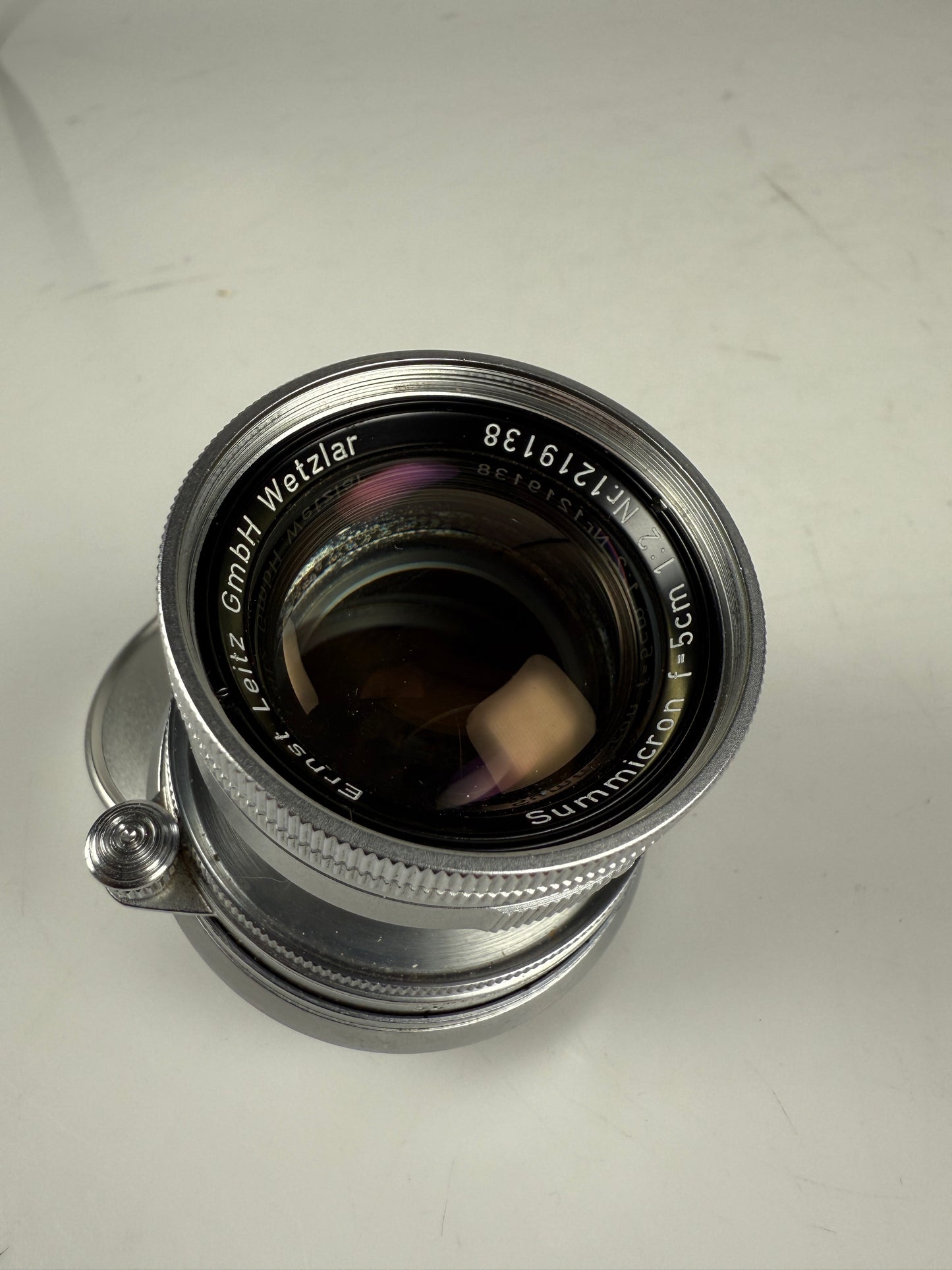 Leica 50mm f2 Summicron Radioactive M mount Rangefinder Lens