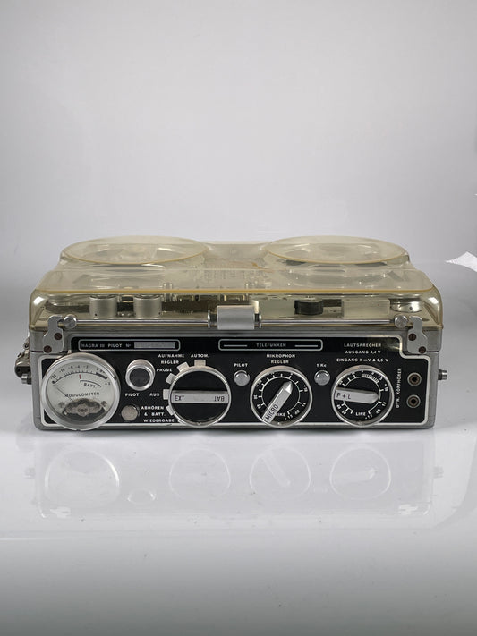 Kudelski Nagra III Pilot N Reel to reel field tape recorder RARE