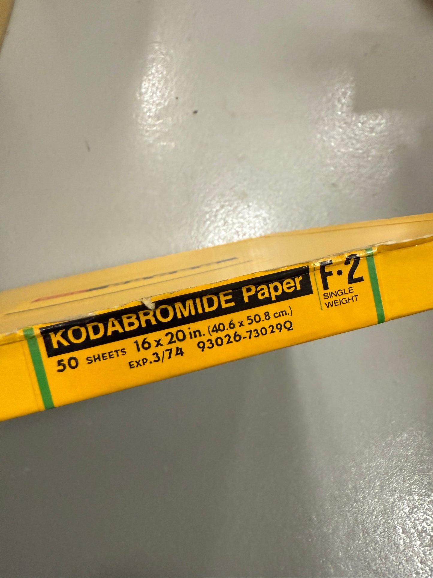 Kodak Kodabromide F2 Double weight Photo Paper 50 Sheets 16x20 inch