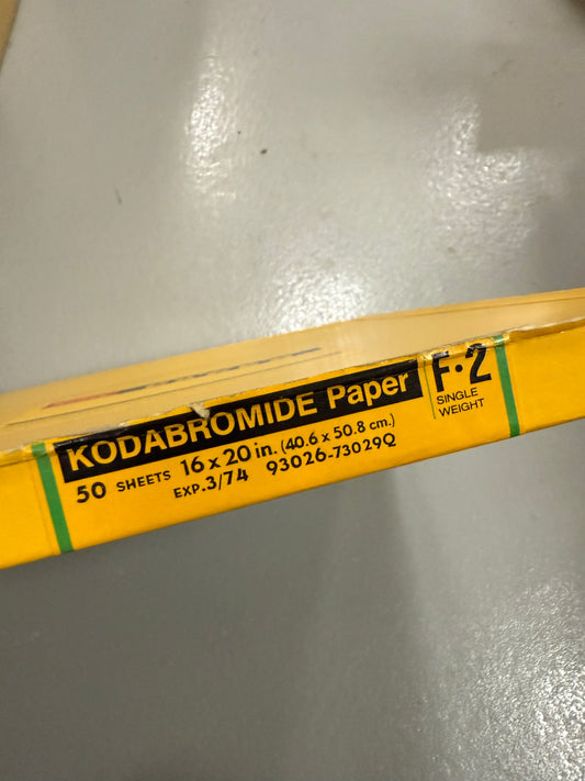 Kodak Kodabromide F2 Double weight Photo Paper 50 Sheets 16x20 inch