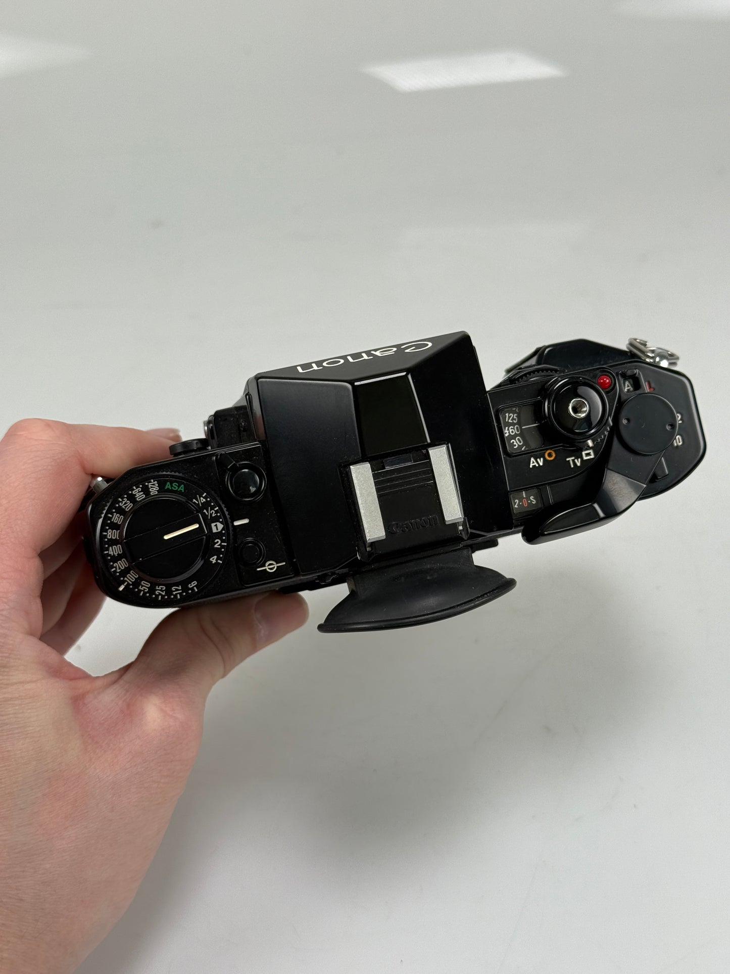 Canon A-1 A1 35mm SLR Film Camera Body Black with 50mm f1.8 FD Kit