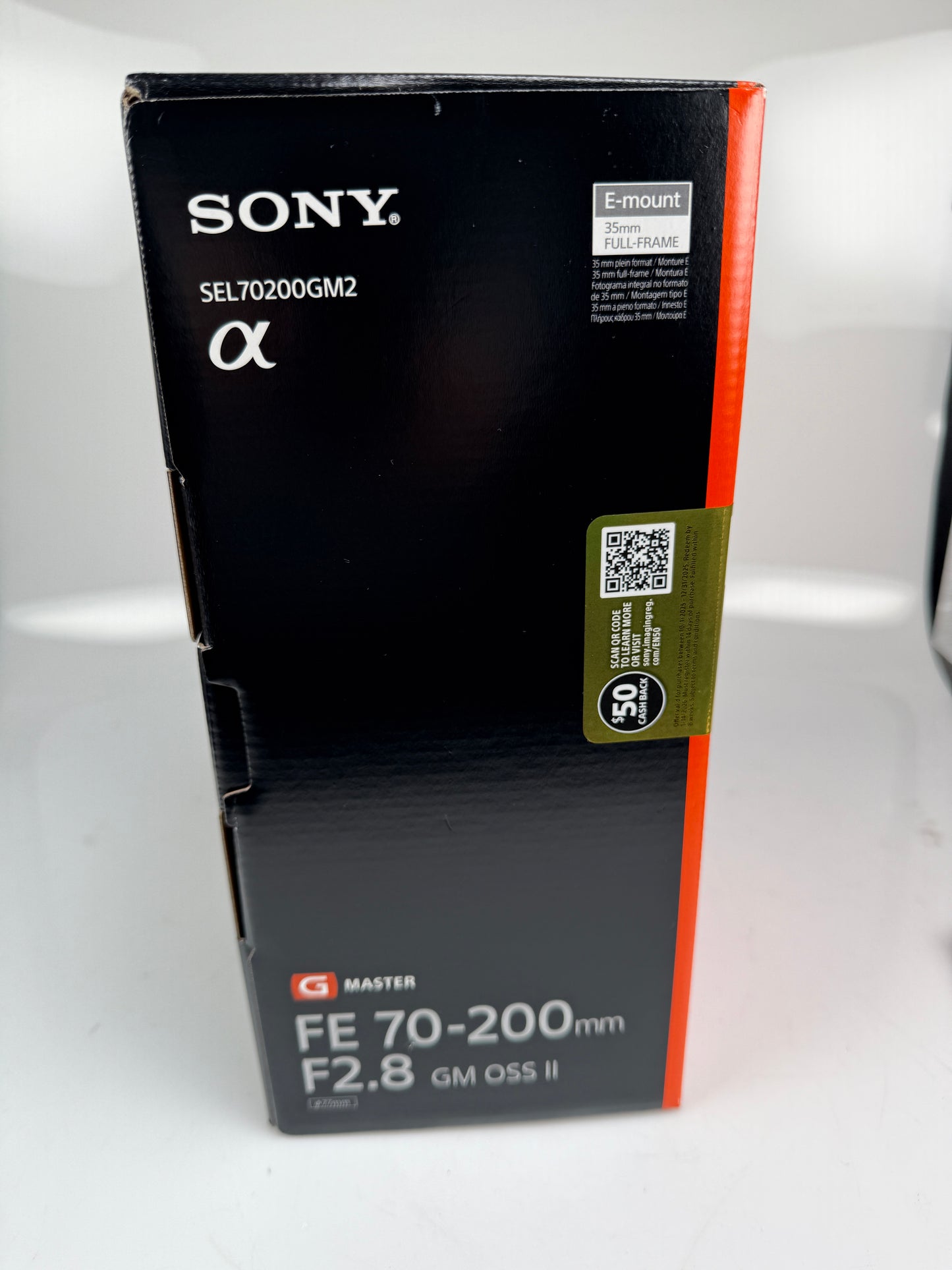 Sony FE 70-200mm f/2.8 GM OSS II Lens