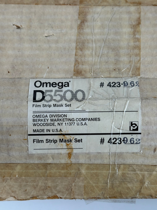 Omega D5500 Darkroom Enlarger Film Strip Mask Set