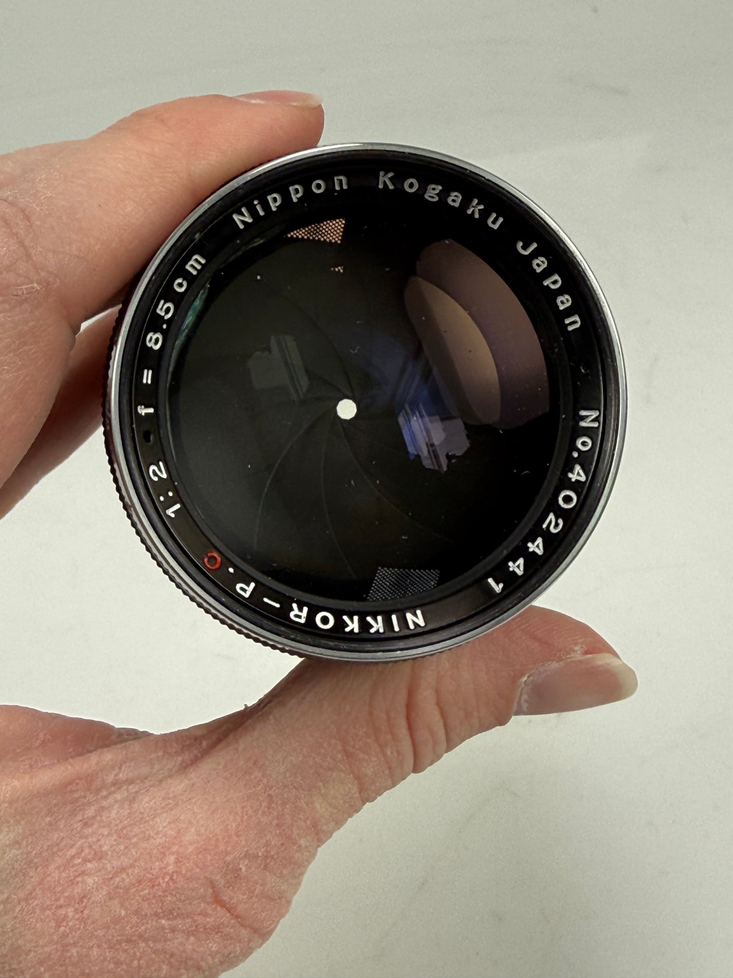 Nikon Nippon Kogaku 8.5cm 85mm f2 P.C Black LTM M39 lens