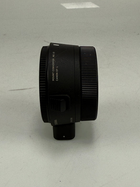 Sigma MC-21 Mount Converter Lens Adapter Canon EF-L