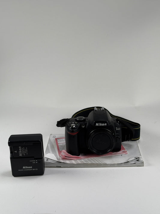 Nikon Model D40 Digital SLR Camera Body Only