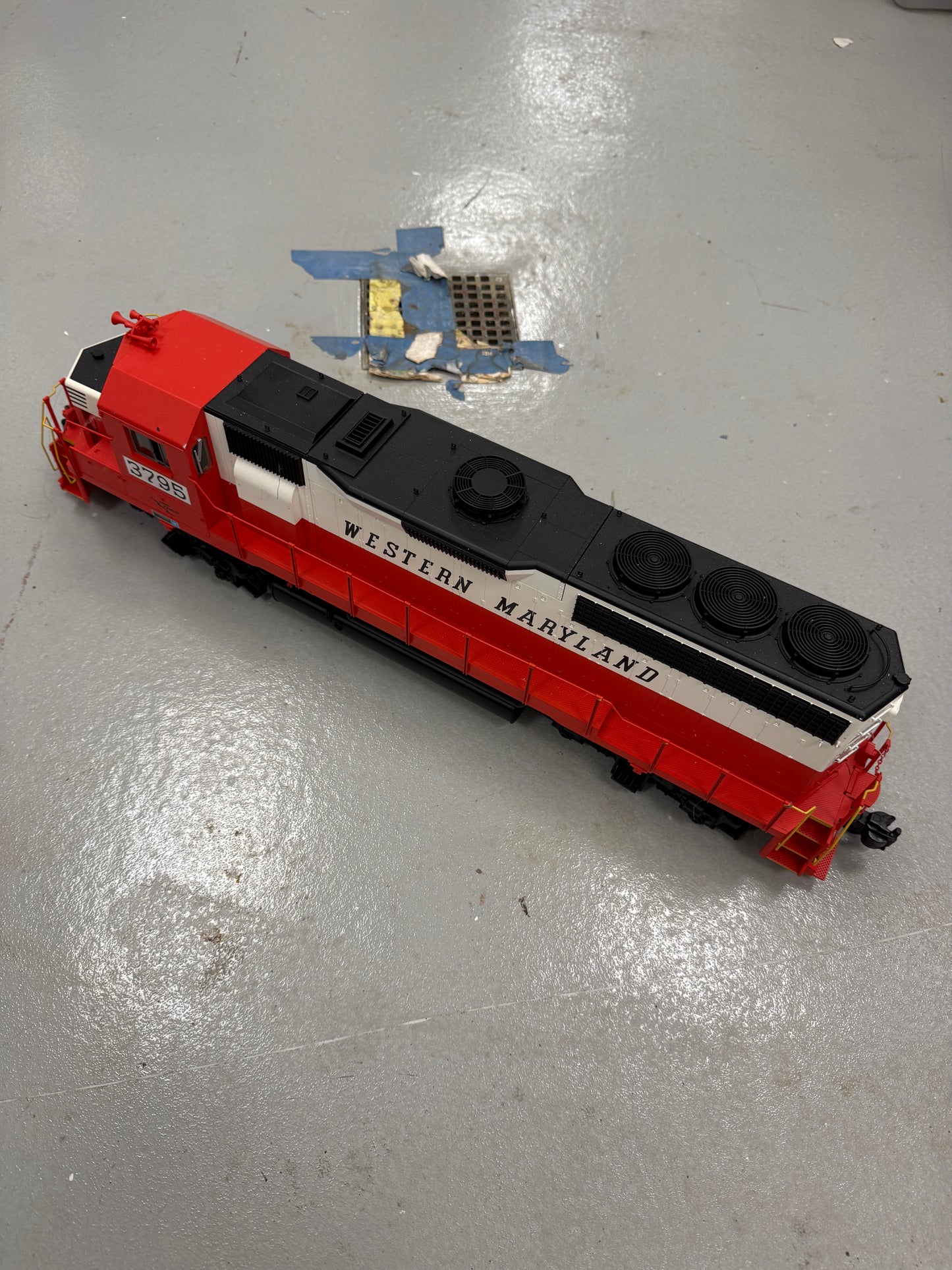 Aristo-Craft 2007 ART-23507 Western Maryland GP40 Locomotive G-Scale #3795 RARE