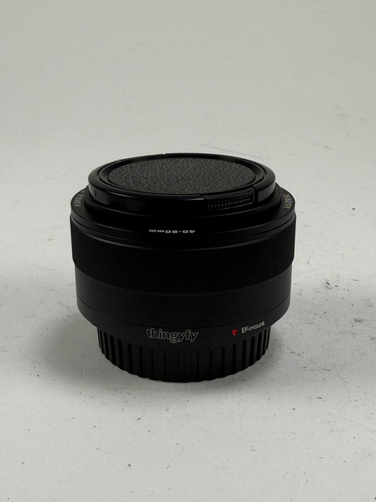 Thingyfy Pinhole Pro X 40-60mm Zoom Pinhole Lens f/0.25 Manual Canon EF