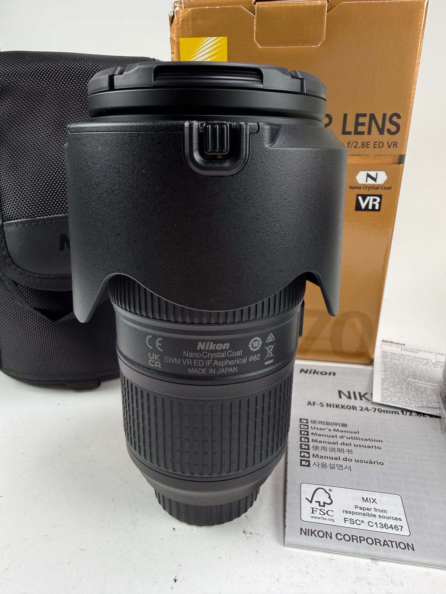 NIKON AF-S NIKKOR 24-70mm f2.8E ED VR Zoom Lens