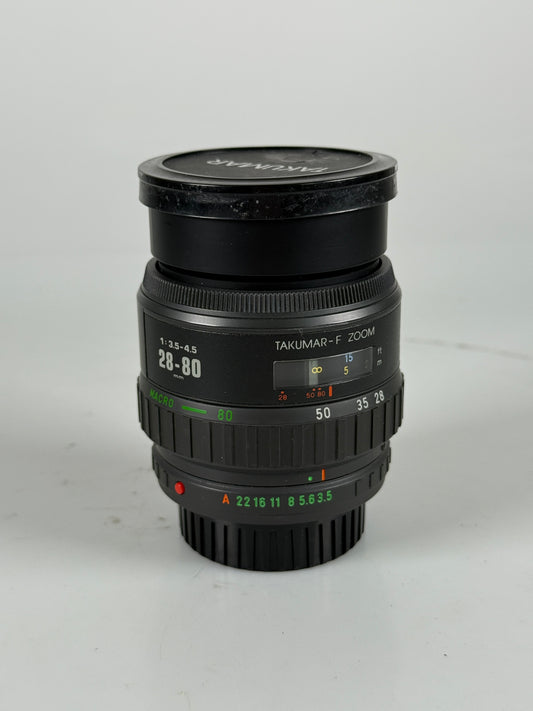 Pentax F Zoom 28-80mm f3.5-4.5 K Mount