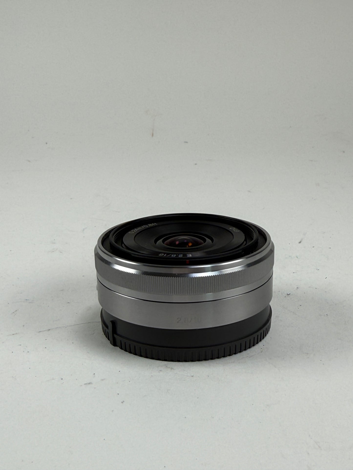 Sony SEL16F28 16mm F2.8 E Mount AF Lens silver