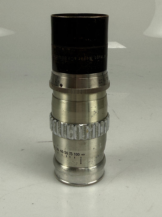 Hugo Meyer Gorlitz New York Trioplan 4 1/4 inch f2.8 lens Leica LTM RARE