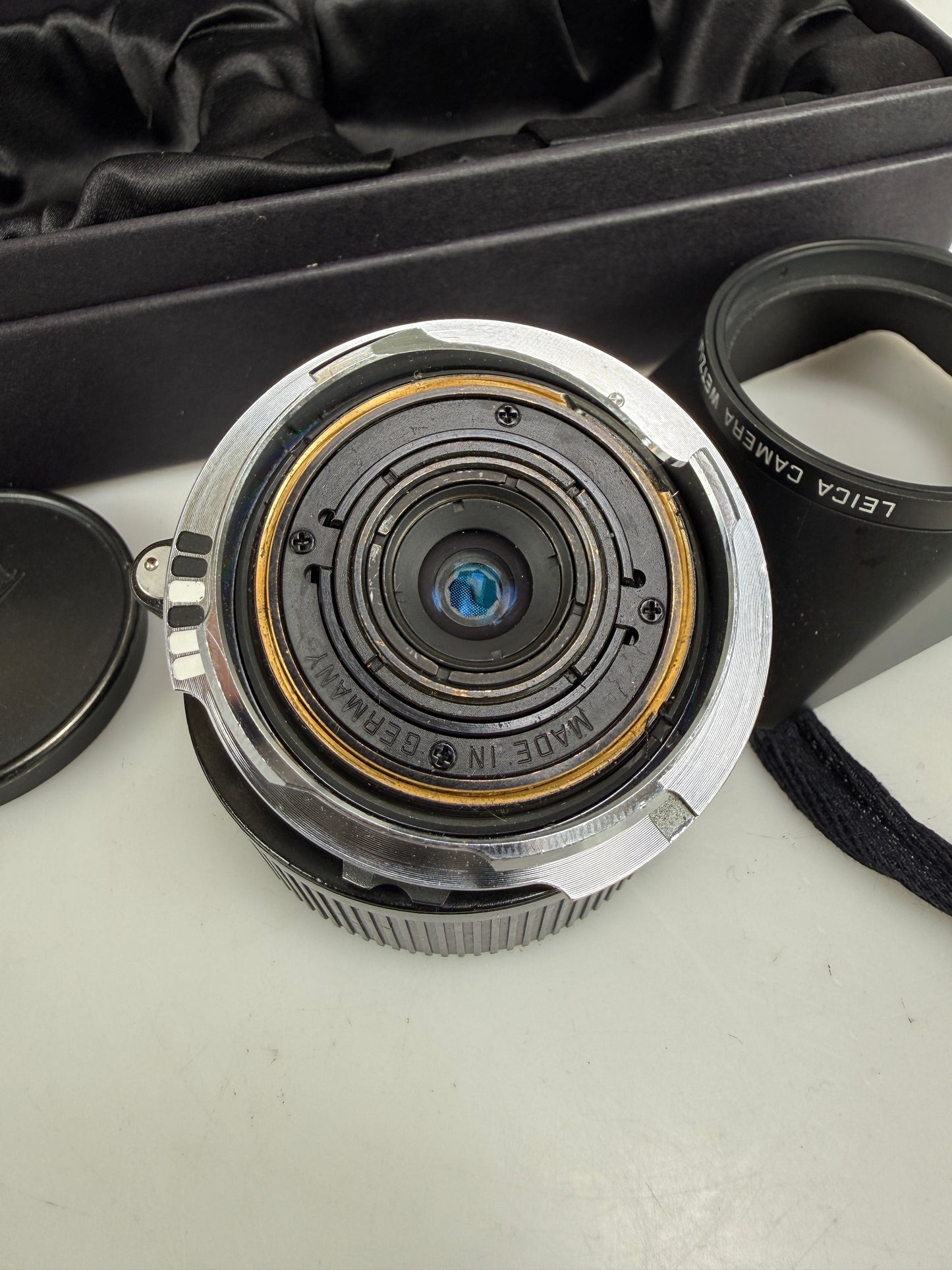 Leica 28mm F5.6 Summaron-M Matte Black chrome #11928 RARE