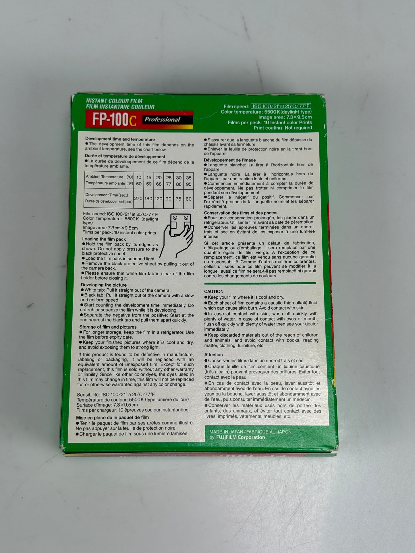 Fujifilm FP-100C Color Instant Film 2018