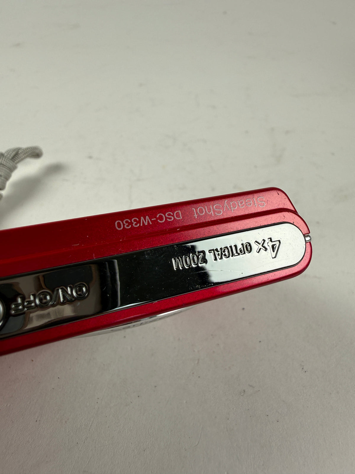 Sony Cyber-Shot DSC-W330 Digital Camera red w/ Battery