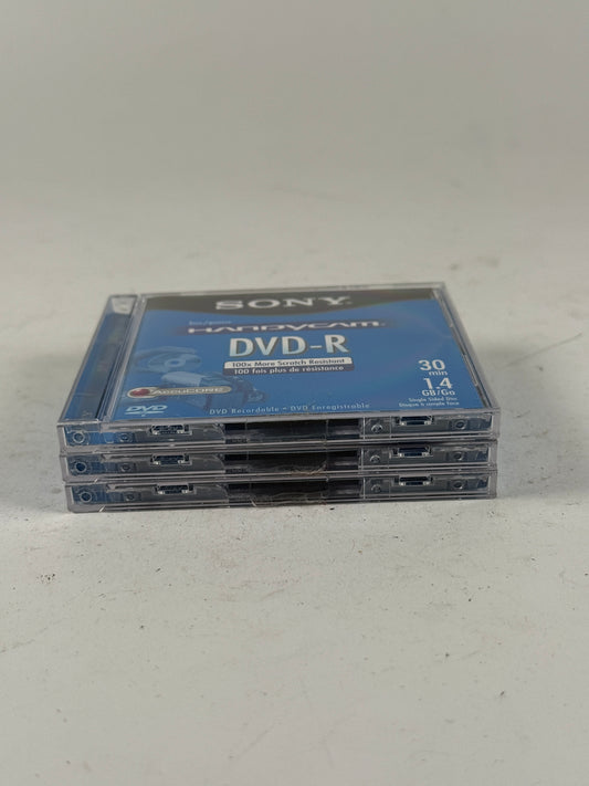Sony Handycam DVD-R 1.4GB 30min 3 Pack