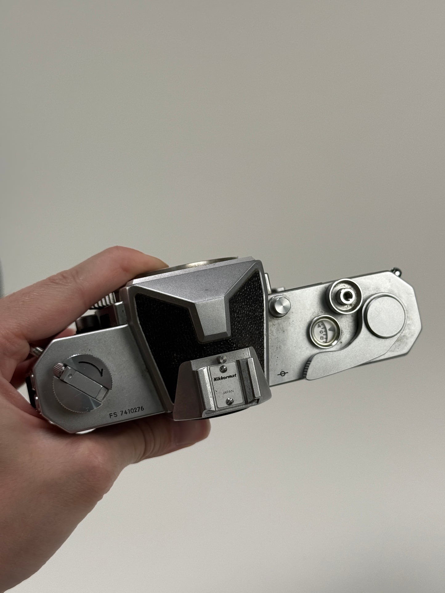 RARE NIKON NIKKORMAT FS CAMERA BODY Chrome Film camera
