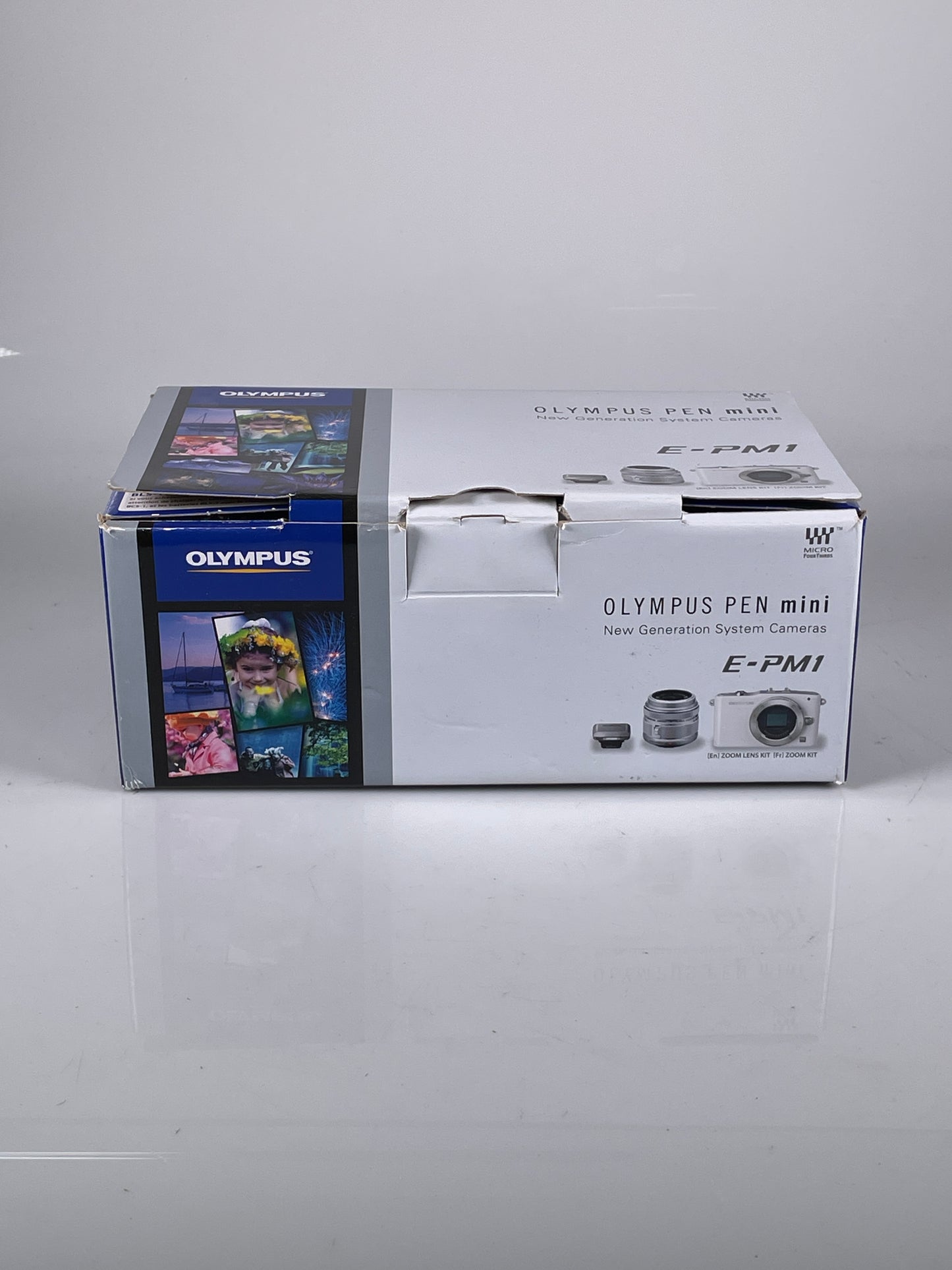 OLYMPUS PEN E-PM1 Mirrorless DSLR Camera + 14-42mm Lens kit white