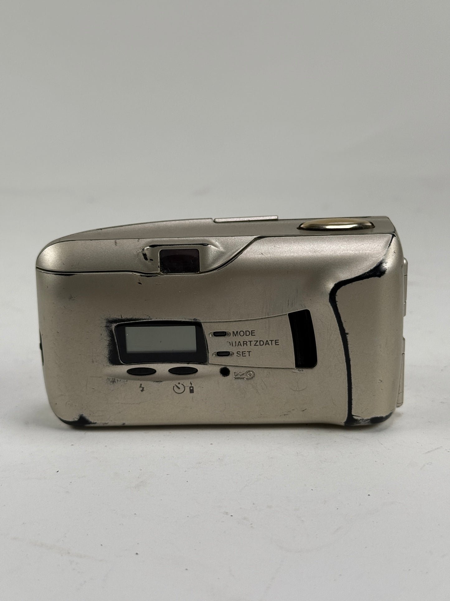 Olympus Stylus Epic DLX MJU II 35mm point and shoot p&s film camera 35mm f2.8 chrome/silver