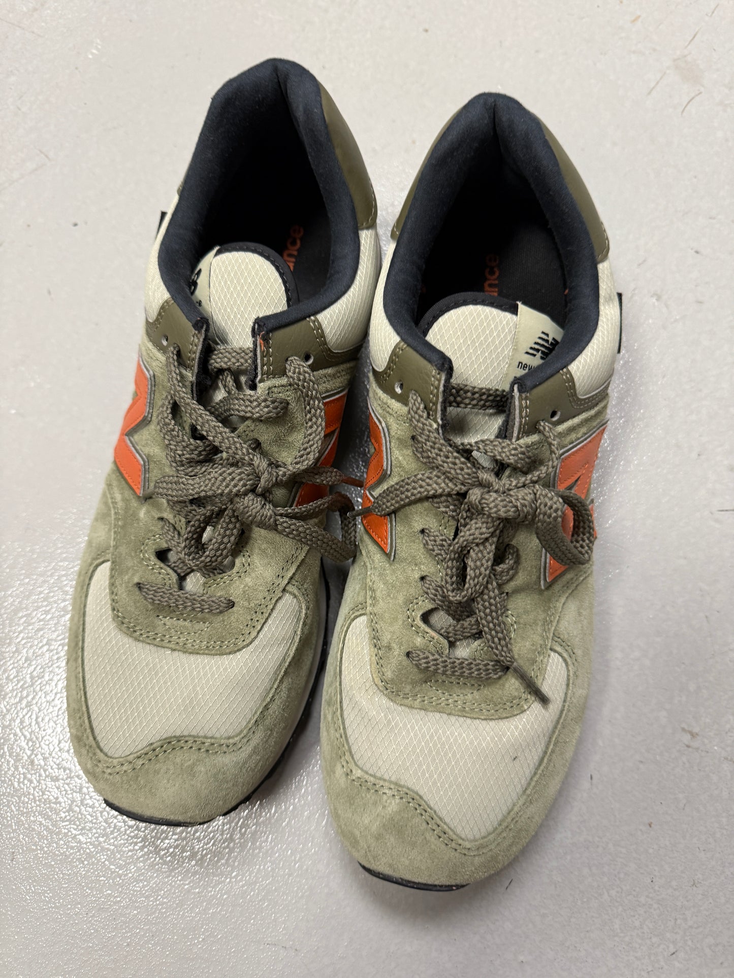 New Balance 574 Cordura Dark Olivine/Orange Men’s 11.5 U574SOC