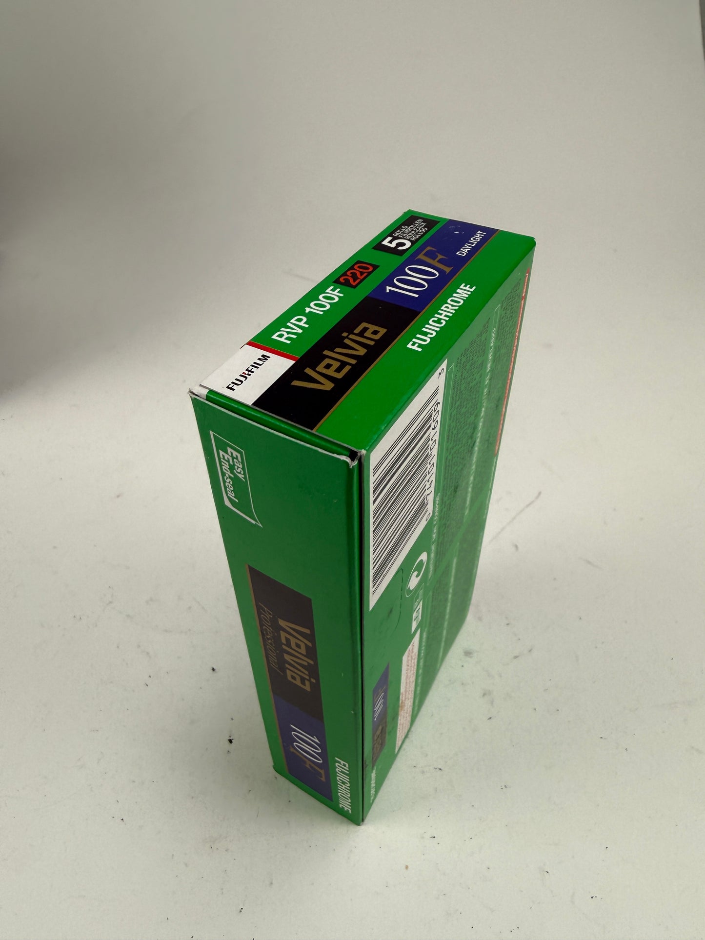 Fujichrome Velvia 100F 220 5 roll pro pack RVP 100F slide film 2012