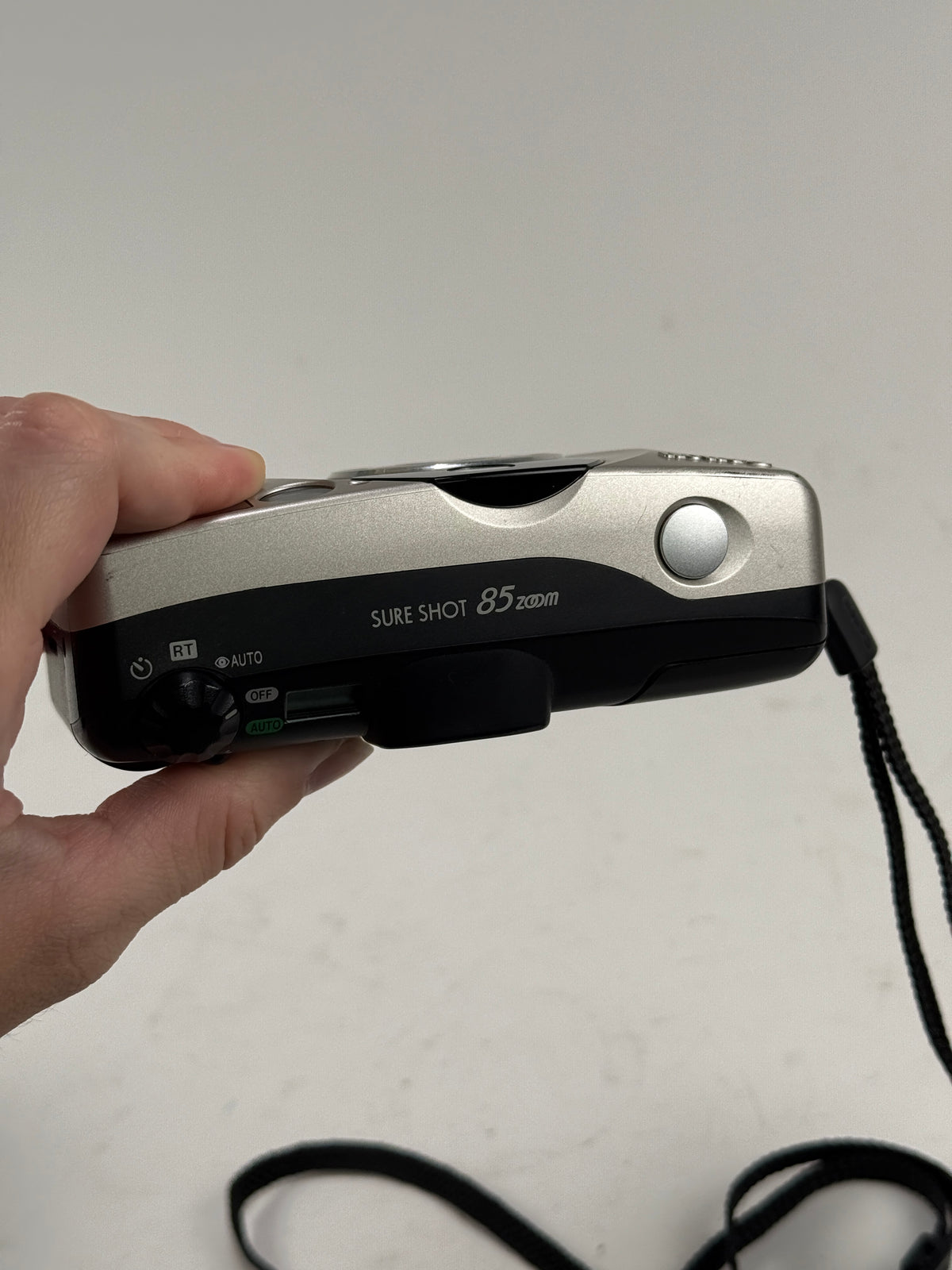 Canon Sure Shot 85 Zoom Platinum 38-85mm 35mm Film Point Shoot Camera