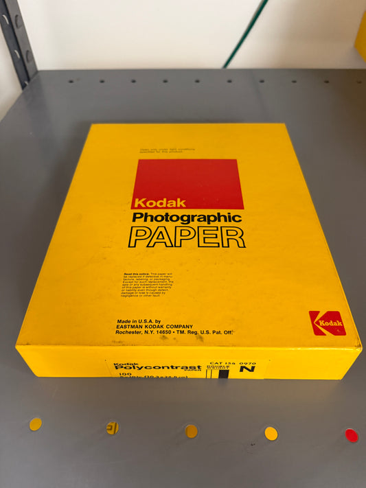 Kodak Polycontrast N double weight Photo Paper 100 Sheets 11x14 inch