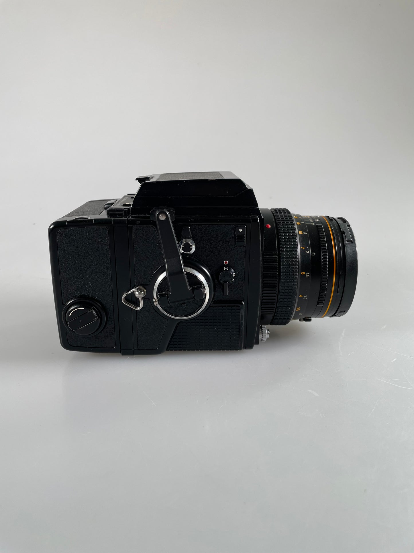 Zenza Bronica SQ-A 80mm f2.8 Zenzanon-S lens & 120 back, waist level finder