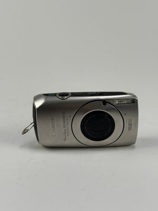 Canon PowerShot SD4000 IS 10.0 MP Compact Digital Camera Silver