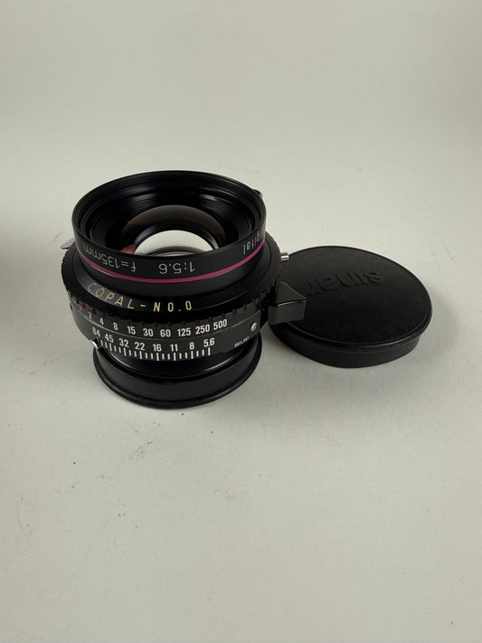 Rodenstock Apo Sironar S 135mm F5.6 Lens in Copal #0 Shutter Sinaron Digital