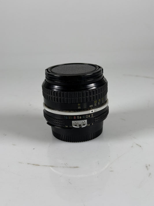 Nikon Nikkor 50mm F2 AI mount lens