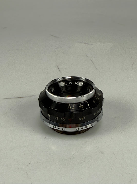 W.Komura Komura 35mm f2.8 Super Wide Angle Lens for Leica LTM