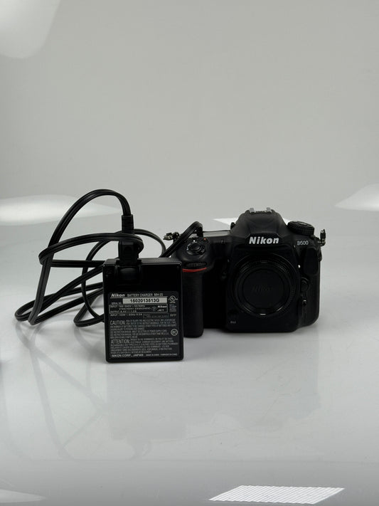 Nikon D500 20.9 MP Digital SLR Camera - Black (Body Only)