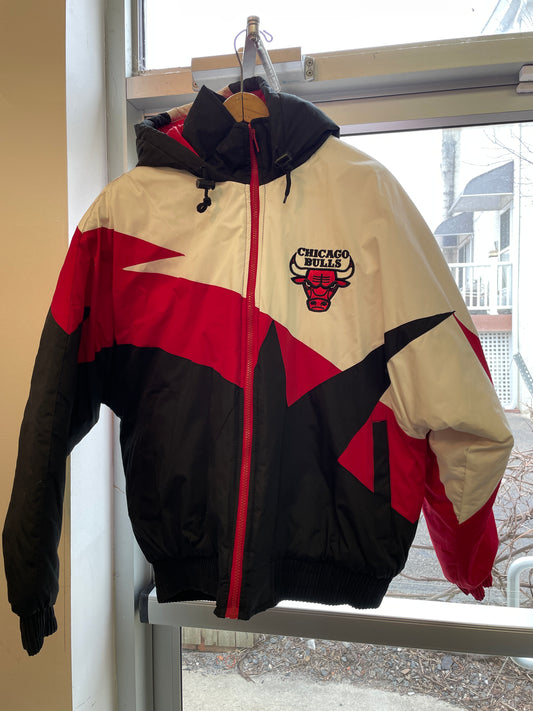 Chicago Bulls Fans Gear Hooded Jacket Large 90s NBA