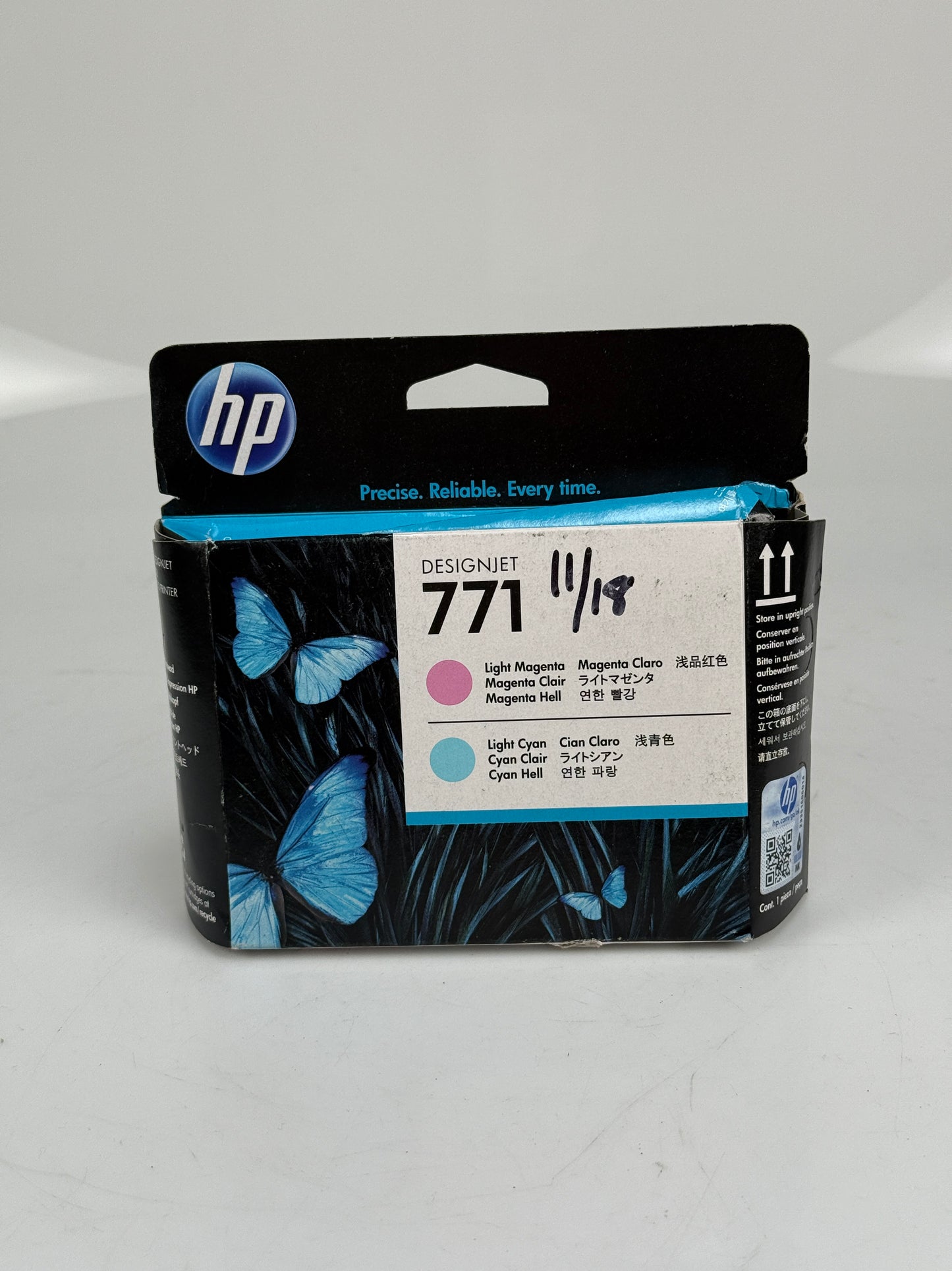 NEW GENUINE - HP 771 Light Magenta + Light Cyan PRINTHEAD - CE019A - SEALED 2019