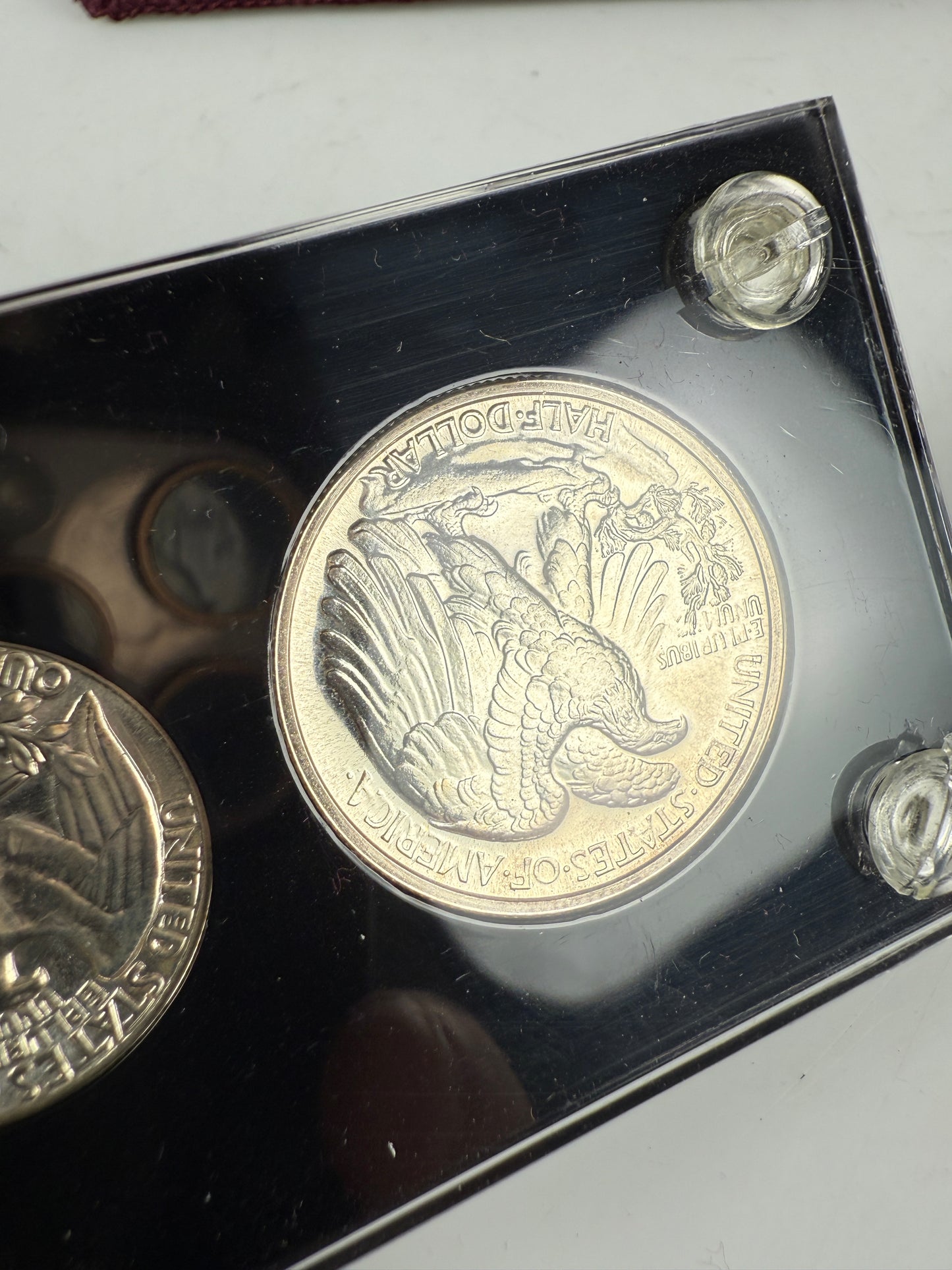 1941 US Mint Silver PROOF Set Gem Coins Black Capital Holder Display Box