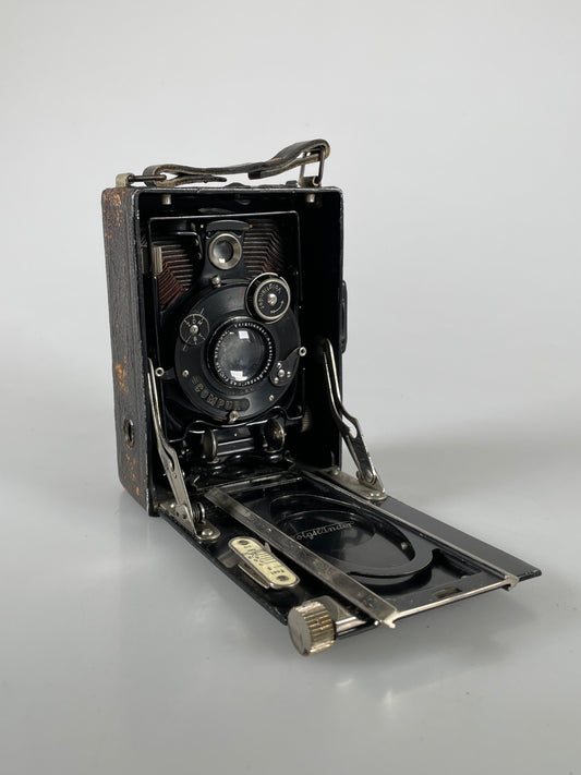 Voigtlander AVUS 9x12 Folding Plate Camera Skopar 10.5cm f4.5