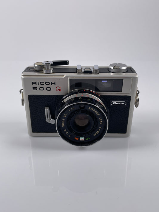 Ricoh 500G Rangerfinder 35mm Film Camera Rikenon 40mm f2.8