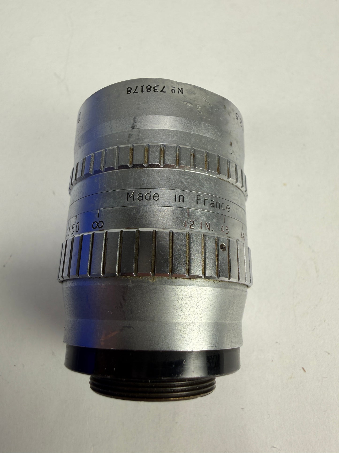 B&H Angenieux 3 Inch 75mm F2.5 C Mount Lens Camera Adapt M4/3 BMPCC Bolex