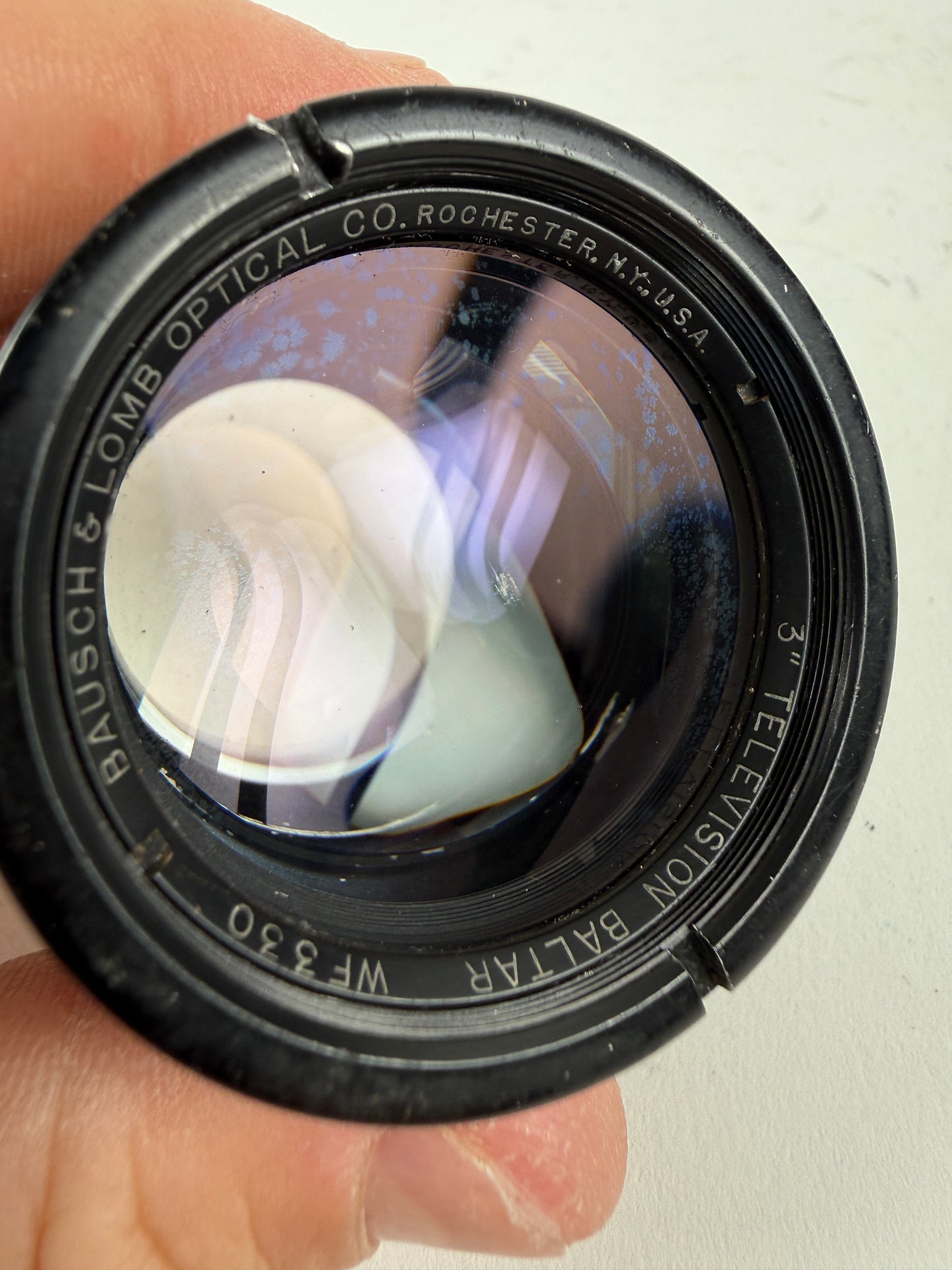 Bausch & Lomb Baltar 3 inch 75mm F2.3 Lens Cinema Television WF330