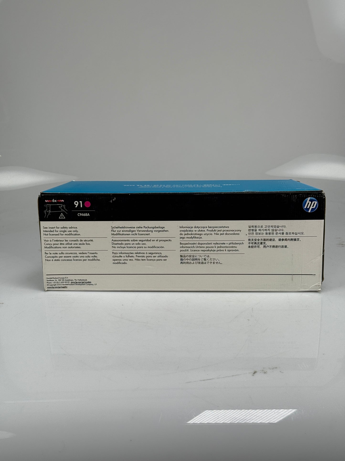 2019 GENUINE HP 91 MAGENTA 775ml INK CARTRIDGE DESIGNJET Z6100 C9468A NEW