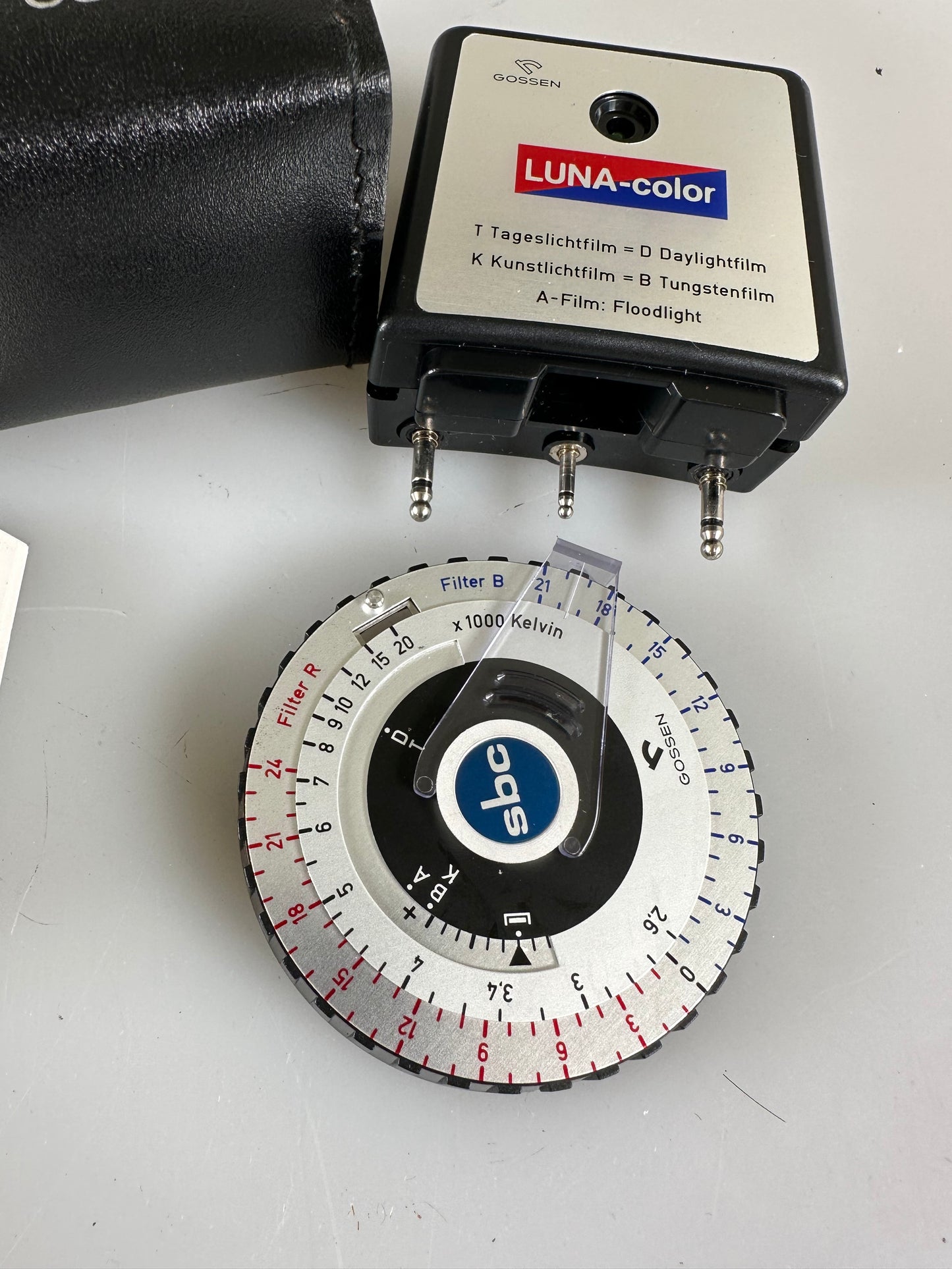 Gossen Luna Color Temperature Light Meter Attachment w/Calculator Dial SBC