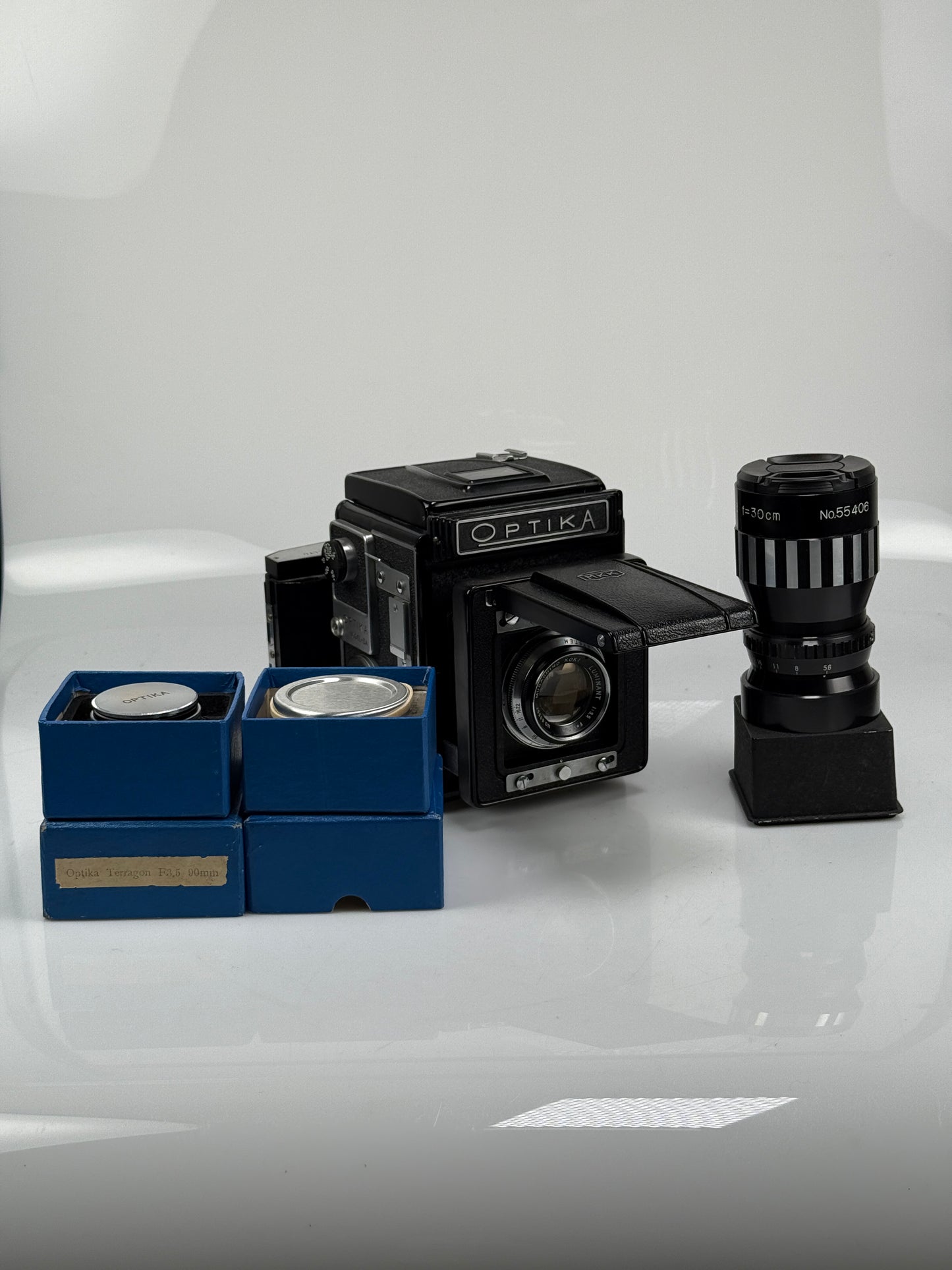 MUSASHINO KOKI OPTIKA IIA 6x9 Camera with 4 Lenses