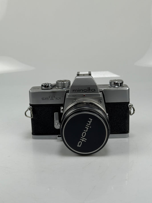 Minolta SRT-101 Camera with a MD Rokkor 58mm f1.4 Lens