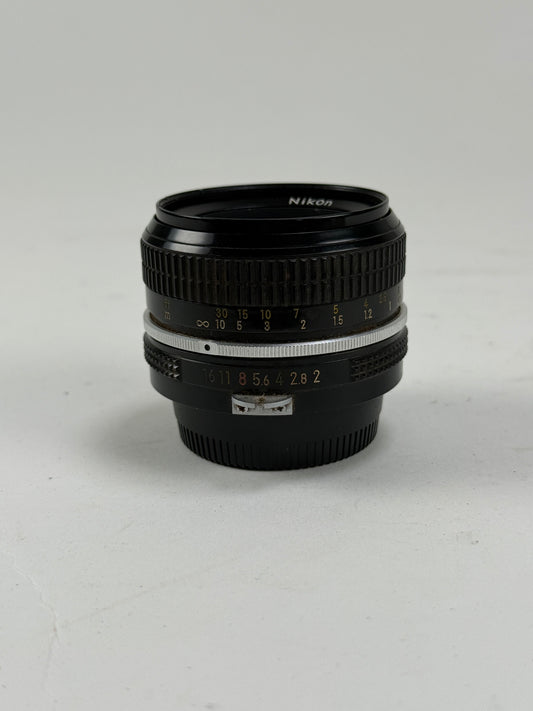 Nikon Nikkor Non AI 50mm F2 Lens 50/2